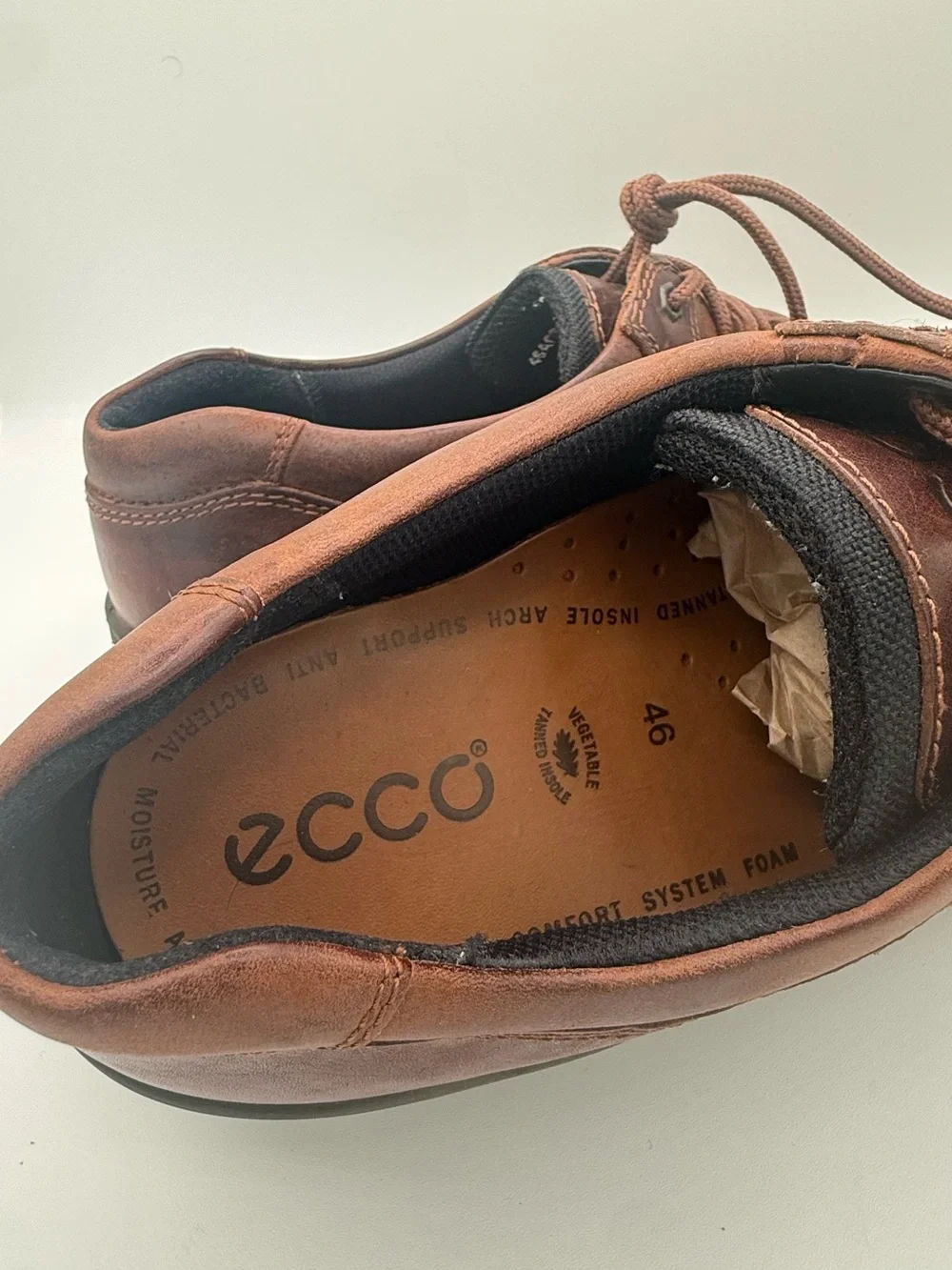 ECCO Track 25 Gore-Tex Waterproof Leather Oxford Hiking Walking Men’s EU 46